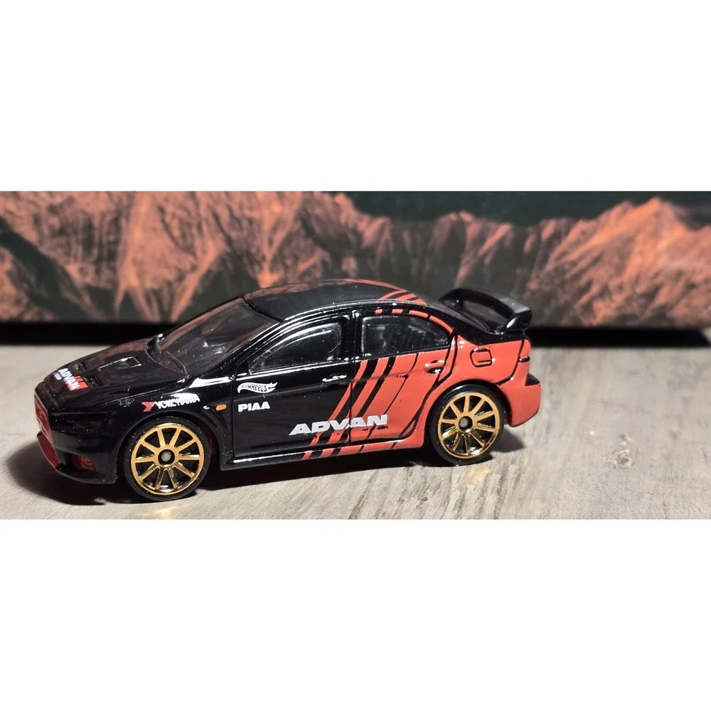 2008 Lancer Evolution EVO X 10 Black Red Advan 2020 HW Speed Graphics‎ 1/10